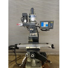 SHARP LMV-42 VERTICAL MILLING MACHINE WITH ACU-RITE MILLPOWER 3-AXIS CNC CONTROL 3 HP VARIABLE SPEED 9" x 42" TABLE