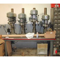 ROCKWELL 20" FOUR SPINDLE DRILL PRESS MODEL 70-400 WITH PRODUCTION TABLE
