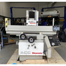 OKAMOTO 8" x 20" 3-AXIS AUTOMATIC SURFACE GRINDER WITH INCREMENTAL DOWNFEED MODEL ACC-8.20DX WITH NEWALL DIGITAL READ OUT AND NEW ELECTRO-MAGNETIC CHUCK 1998