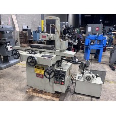 KENT 10" x 20" 2-AXIS AUTOMATIC SURFACE GRINDER MODEL KGS-250AH WITH 8" x 20" KANETSU PERMANENT MAGNETIC CHUCK, COOLANT KENT 10" x 20" 2-AXIS AUTOMATIC SURFACE GRINDER MODEL KGS-250AH WITH 8" x 20" KANETSU PERMANENT MAGNETIC CHUCK, COOLANT