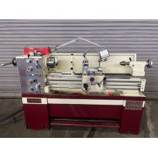 ACER DYNAMIC 1340G GEAR HEAD LATHE WITH 3-JAW CHUCK, STEADY REST, FOLLOW REST, 4-WAY TOOLPOST & 5C LEVER TYPE COLLET CLOSER IN EXCELLENT CONDITION