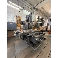 KEARNEY & TRECKER MODEL 430TF-20 PLAIN HORIZONTAL MILLING MACHINE WITH TOOLINGE WITH VERTICAL ATTACHMENT, 19 ½ x 88 TABLE, LOADED WITH TOOLING
