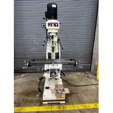 Jet Model JVM-836-3 Vertical Milling Machine with 8" x 36" Table R8 Spindle Mint Condition New 2001