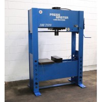 PRESSMASTER 100 TON H-FRAME SHOP PRESS MODEL HFP-100 MFG. IN CANADA EXCELLENT CONDITION
