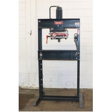 DAKE 50 TON AIR-HYDRAULIC H-FRAME SHOP PRESS MODEL 906450 USA EXCELLENT CONDITION
